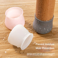 Silicone Chair Leg Protectors for Hardwood Floors - 8pcs