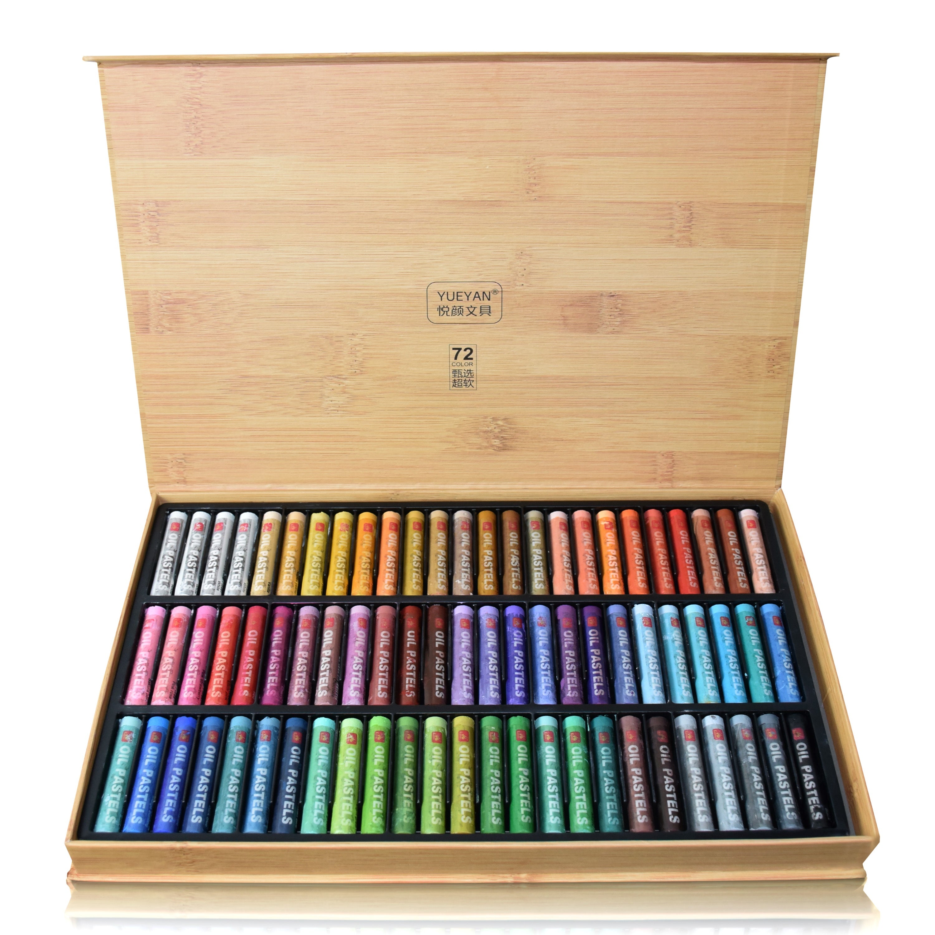 72 Master Professional Pastel Set Blendable Crayons Smooth Texture Ideal Artists