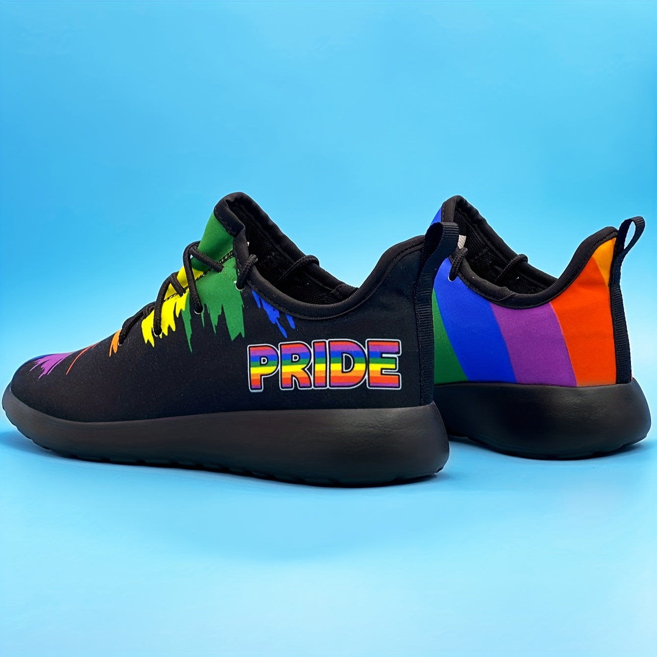 Rainbow Gay Pride Love Is Love LGBTQ Soft Sole Lace