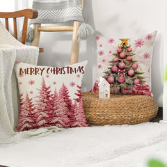 Christmas Throw Pillow Cover for Home Decor - No Insert