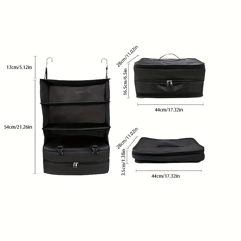 Travel Organizer Luggage Bag Hanging Packing Cubes Laundry Storage
