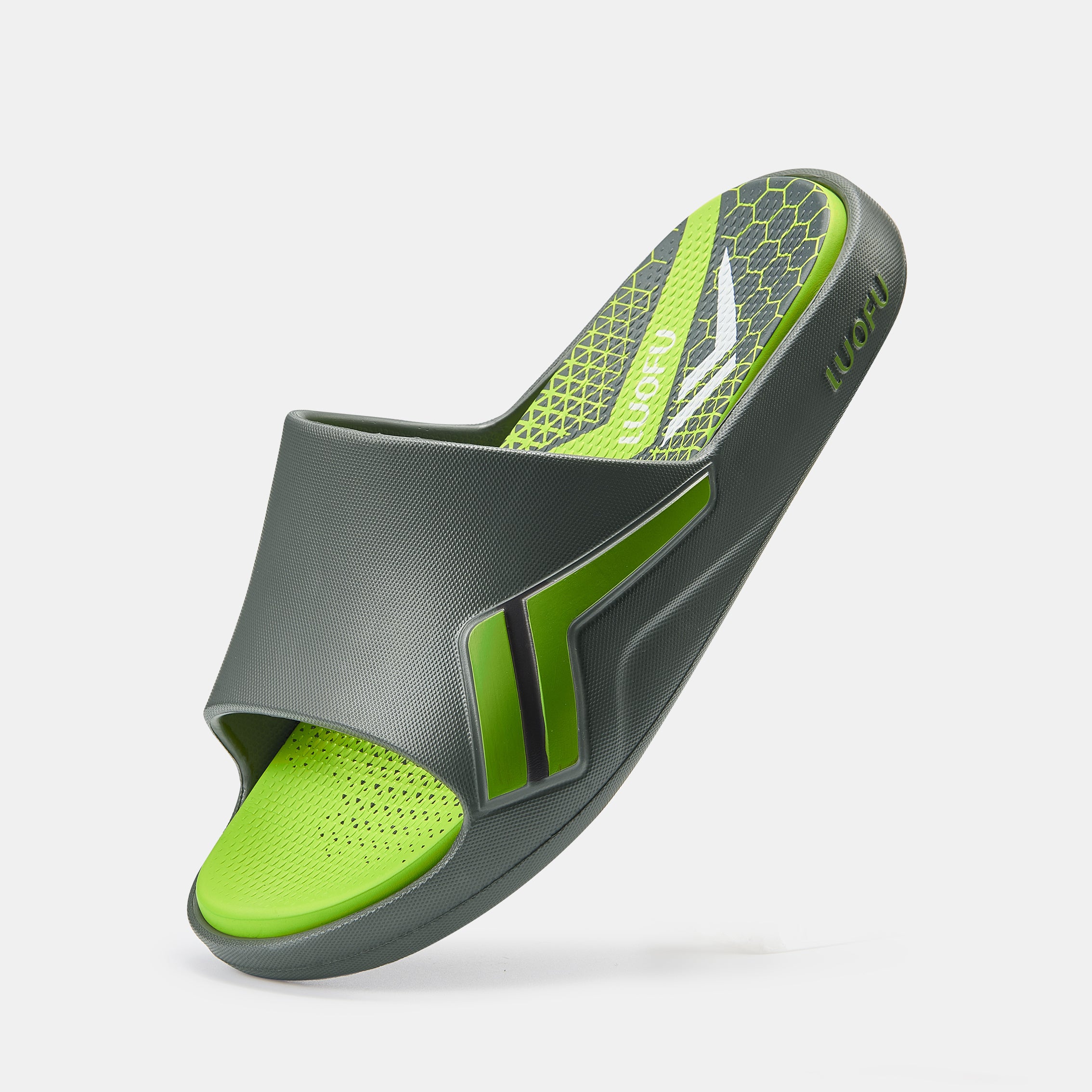 LUOFU Men's Non Slip Platform Slides for Summer