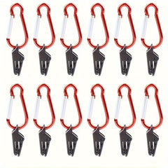 12pcs Camping Tent Securing Clip Windproof Canopy Fixing Clip
