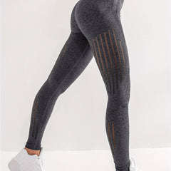 High-Waist Hollow Out Sports Leggings for Women