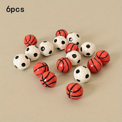 Mini Football Basketball Dollhouse DIY Ornament Toy Model Decor Gift