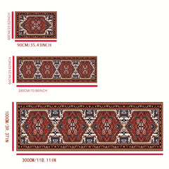 Boho Area Rug Persian Washable Hallway Runner Rug Non Slip Entryway Laundry Rug