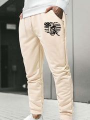 Men's American Football Player Print Sweatpants Joggers