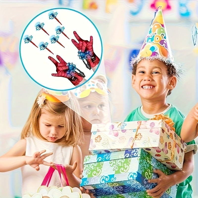 Spider Launcher - Rope Spitting Spider Toy for Outdoor Parties
