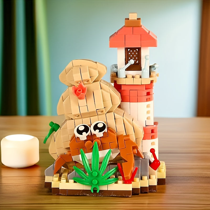 Ocean Animal Building Blocks DIY Toy Decoration Gift
