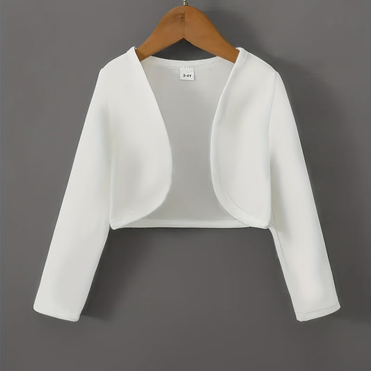 Stylish Open Front Crop Jacket for Women