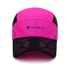 Mesh Breathable Sports Baseball Cap Quick Drying Sun Hat Lightweight