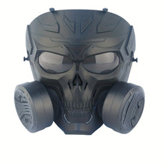 Skull Helmet Mask with Goggles for Halloween