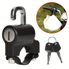 Universal Helmet Lock With Wrench & Anti-theft Rubber - Bike Accessory