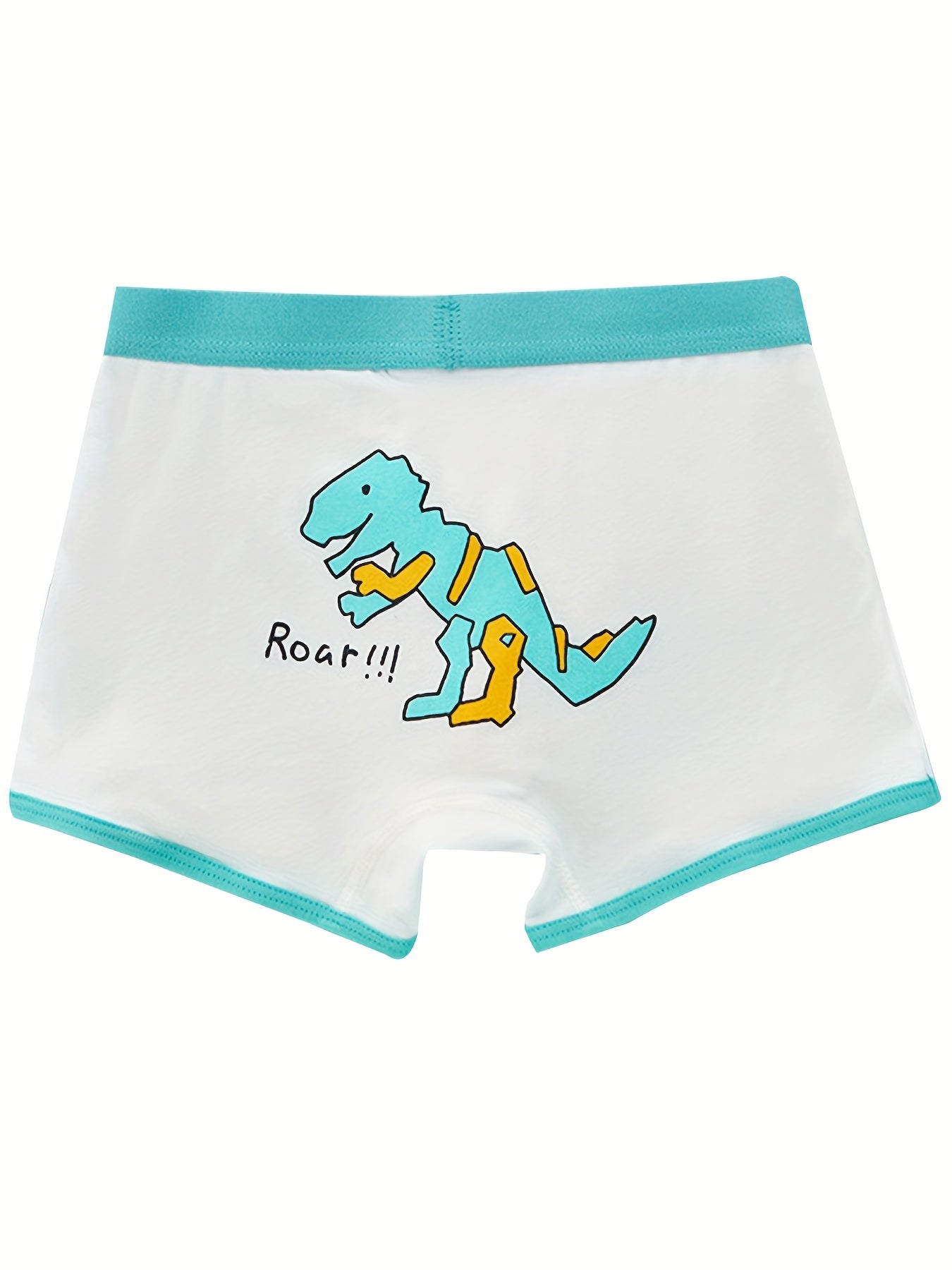 4pcs Boys Dinosaur Boxer Briefs Soft Comfortable Underwear