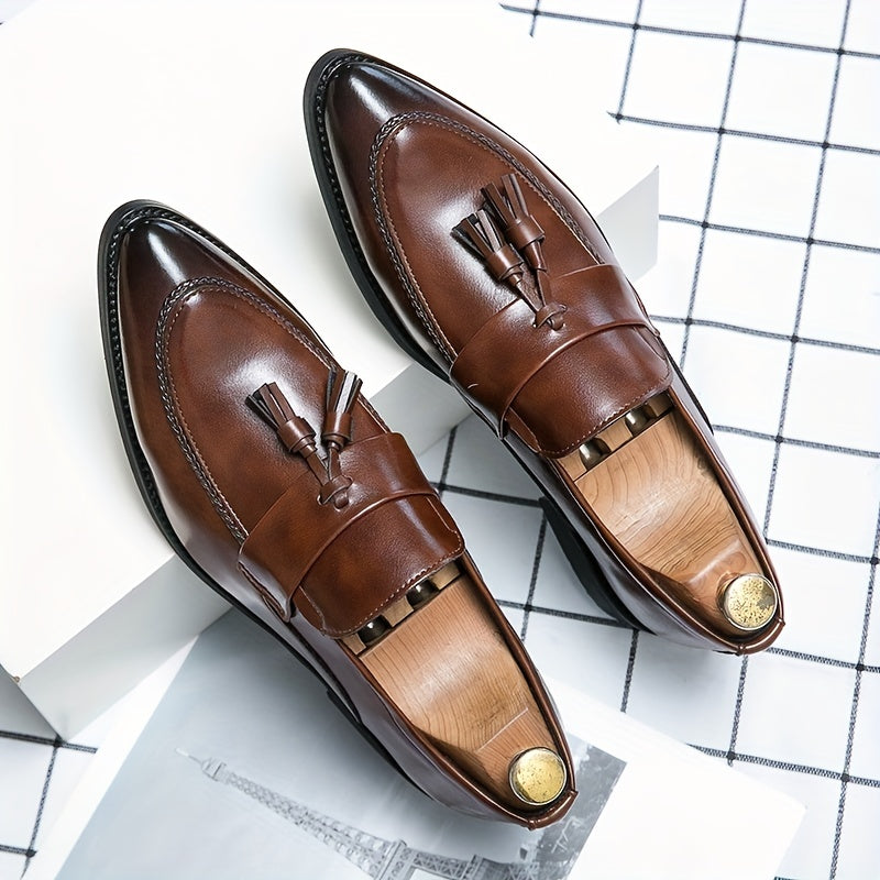 Men's Tassel Slip On Dress Shoes in Assorted Colors