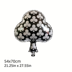 Poker Card Cube Aluminum Film Balloon for Birthday Party Decoration