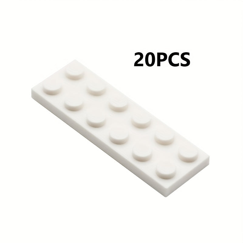 20pcs 2x6 Short Building Blocks for Creative DIY Assembly