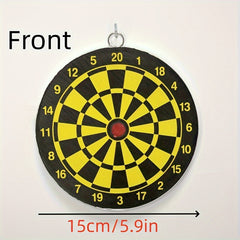 2-Sided Dart Board Set with 2 Darts