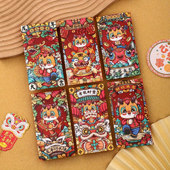 Dragon Year Red Envelopes Pack of 6