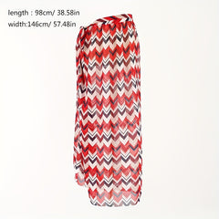 Breathable Beach Towel Sunshade Scarf for Women