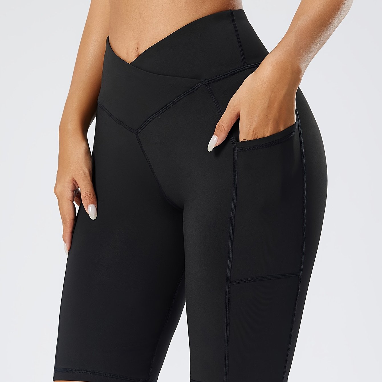Sports Shorts With Pockets Casual Sweatpants Leggings Shorts