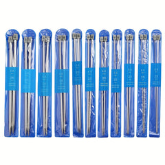 22pcs Stainless Steel Sweater Needles Set For DIY Knitting Supplies