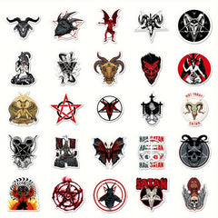 50pcs Satan Fallen Angel Devil Series Stickers for Mobile Phone Cases