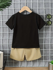 Boys Mom World's Best Mother T-shirt & Shorts Set