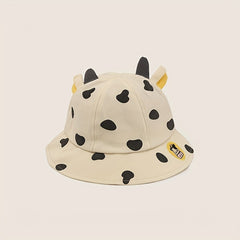 Toddler Cow Sunshade Bucket Hat, 18-60 Months