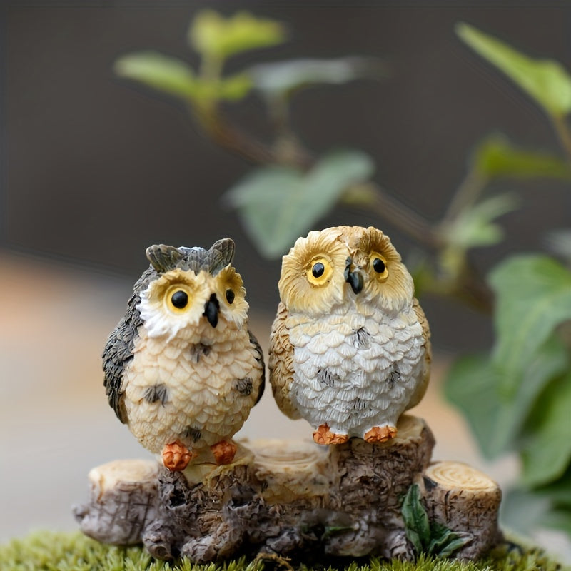 Owl Statue Garden Lawn Patio Outdoor Decor