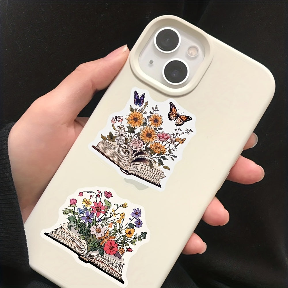 54pcs Literary Stickers for Skateboard Computer & More