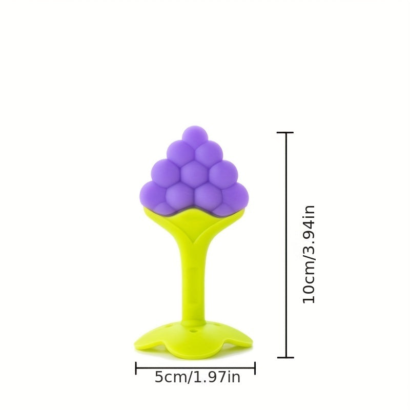 Soft Fruit Teether Silicone Soothing Teething Toy