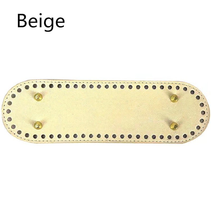 PU Leather Bag Bottom for Women DIY Purse Handbag
