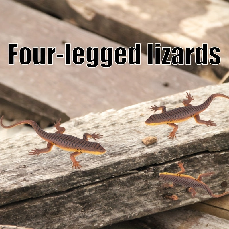 Simulated Jungle Grass Lizard Prank Toy