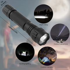 USB Rechargeable Flashlight with Mouse Tail Switch
