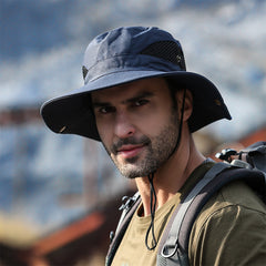 Breathable Sun Protection Wide Brim Hat for Outdoor Activities