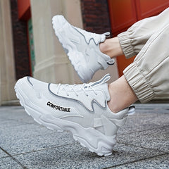 Men's Chunky Sneakers Breathable for Jogging Gym