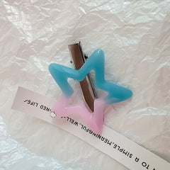 6pcs Star Hair Clips Decorative Hair Accessories for Girls