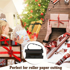1pc Sliding Gift Wrapping Paper Cutter Christmas Cutting Tool