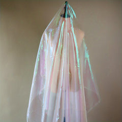 1pc Iridescent Shimmer Organza Fabric Voile Fabric