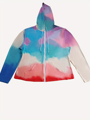 Y2K Tie Dye Hoodie & Pants Set Women's Outfit