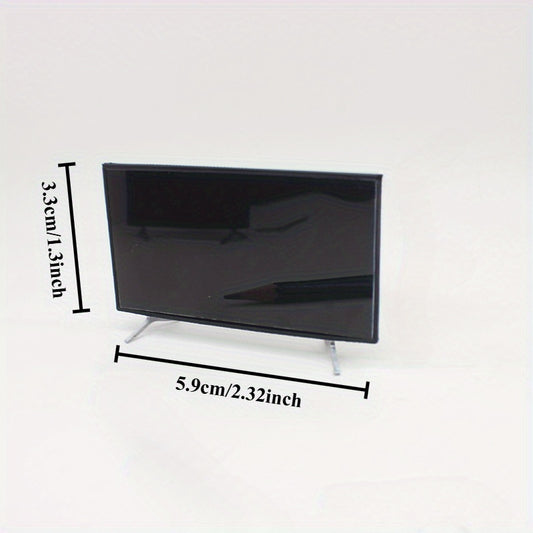 1:12 Scale Plastic TV for Dollhouse Renovations - No Power Needed