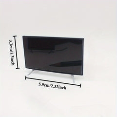 1:12 Scale Plastic TV for Dollhouse Renovations - No Power Needed