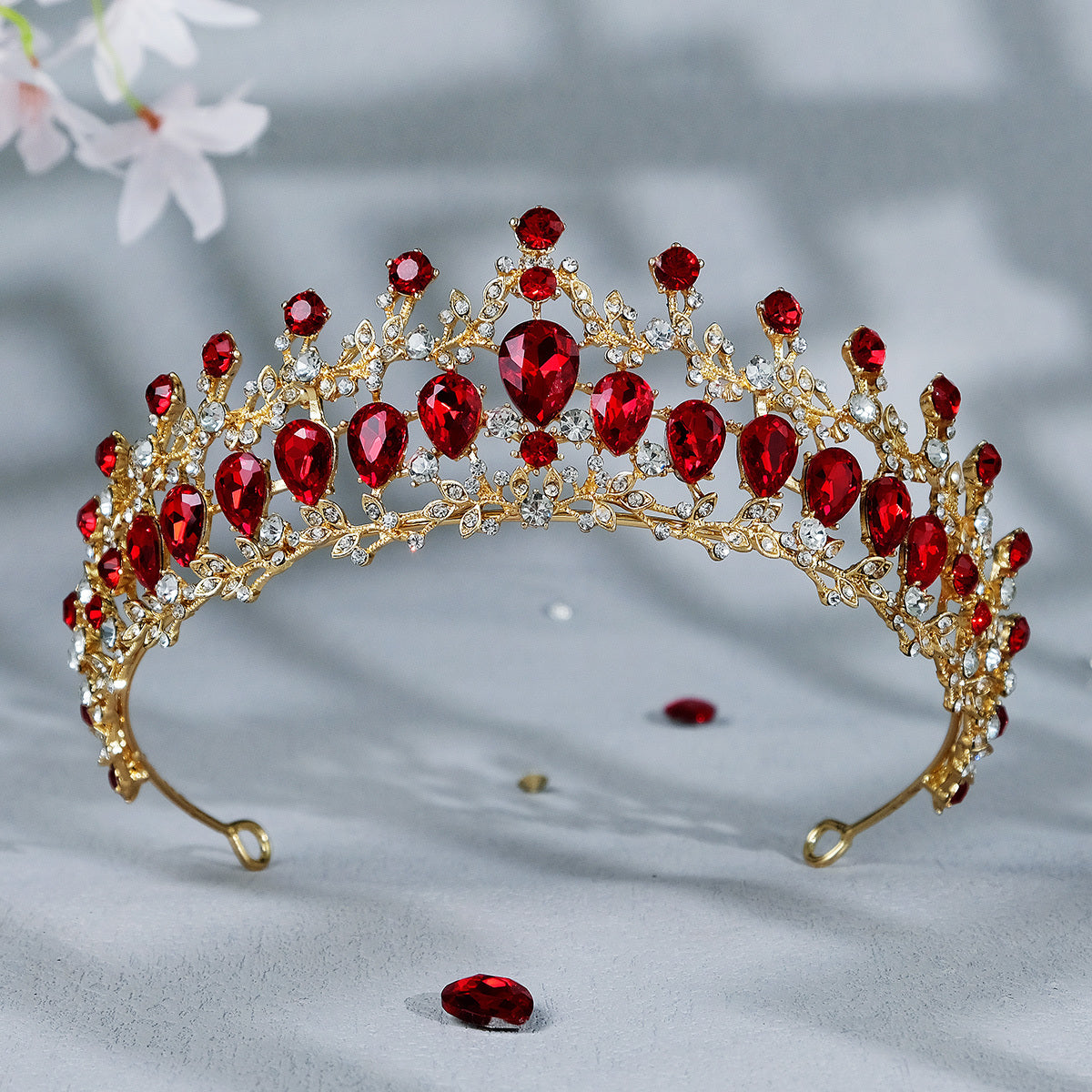 Rhinestone Crown Headband Princess Tiara Wedding Birthday