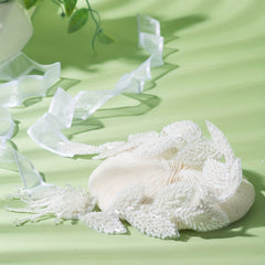 Floral Headband Bridal Hair Accessory with Pearl Detail