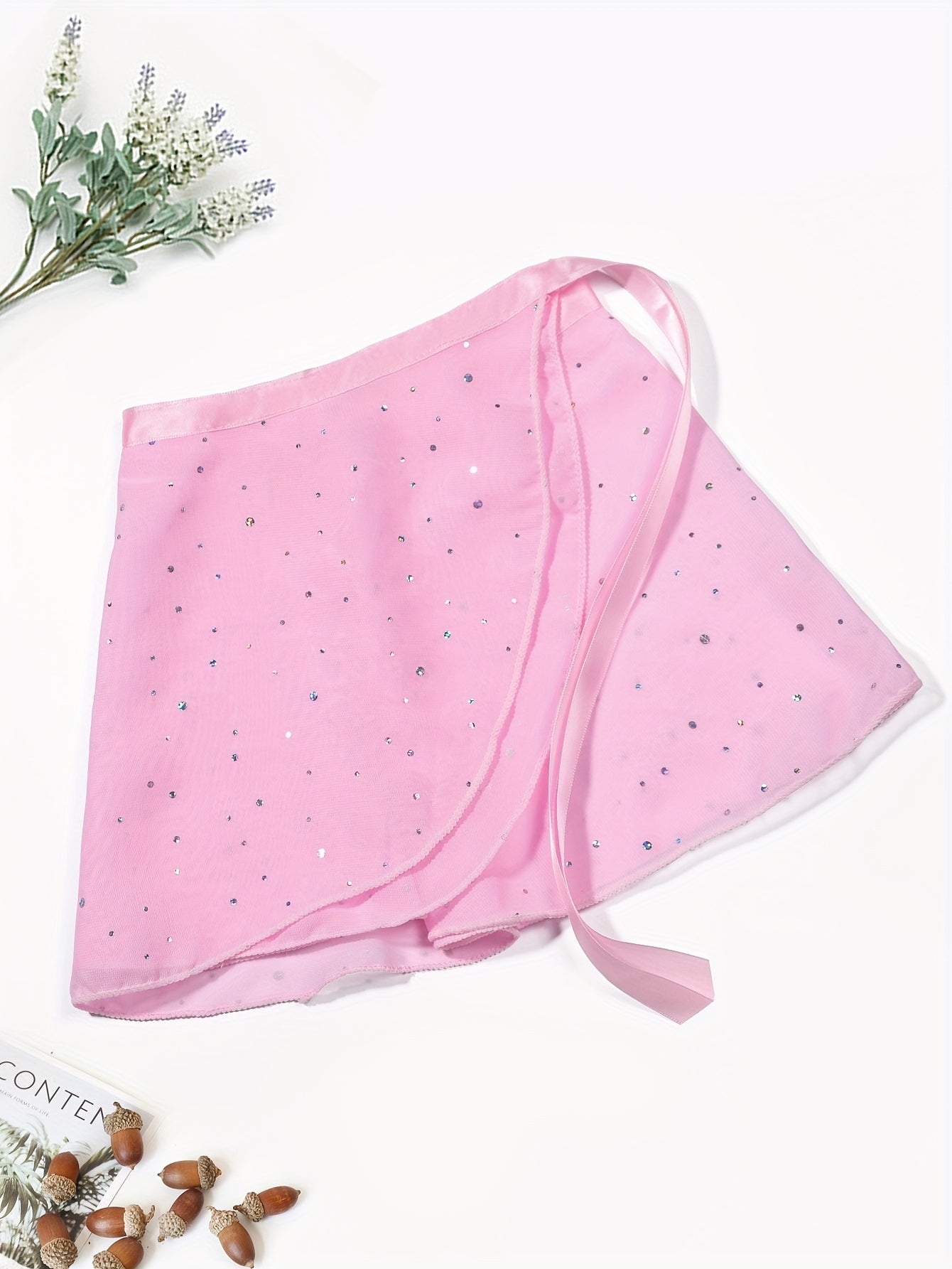 Comfy Sequin Ballet Skirt for Dance Performance