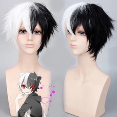 Men's Short Synthetic Hair Wig for Cosplay Halloween Anime Party