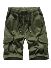 Men's Drawstring Cargo Shorts for Summer and Beach