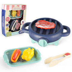 Kitchen Cooking Toy Set Educational Lighting Music Oven Play Accessories