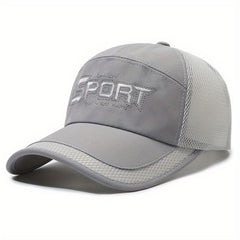 Summer Men's Baseball Cap Outdoor Sun Hat Mesh Cap